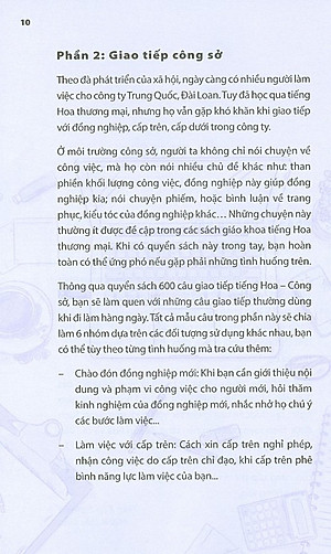 Sách 600 Câu Giao Tiếp Tiếng Hoa - Công Sở