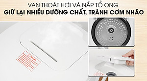 Nồi Cơm Điện Tử Toshiba RC-18DH2PV(W) (1.8 Lít) - Hàng chính hãng