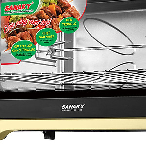 Lò Nướng Sanaky VH-809N2D (80L) - Hàng chính hãng