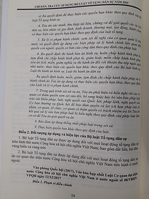 Chỉ Dẫn Tra Cứu Áp Dụng Bộ Luật Tố Tụng Dâ Sự Năm 2015