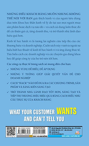 Những Điều Khách Hàng Muốn Nhưng Không Thể Nói Với Bạn - Vanlangbooks