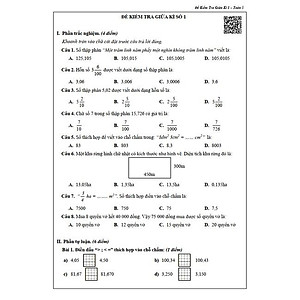 Sách - Combo Bài Tập Tuần và Đề Kiểm Tra Lớp 5 - Môn Toán và Tiếng Việt Học Kì 1 (4 cuốn)