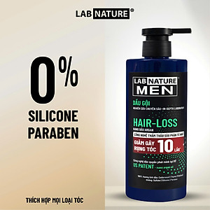 Dầu gội Lab Nature Men Hair-loss 470g - Công nghệ Nano Giảm Rụng Tóc 10 Lần