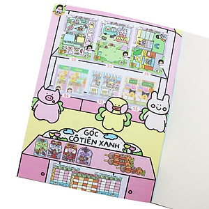 Tập Học Sinh Cô Tiên Xanh - Miền Nam - 4 Ô Ly - 96 Trang 100gsm - The Sun - Thị Trấn Mèo