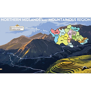 Sách The Land Of Charm - Picture Atlas Of Vietnam - Đất Nước Gấm Hoa (English Version)