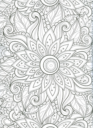 Flowers - Adults Colouring Book (Sách Tô Màu Dành Cho Người Lớn: Những Bông Hoa)