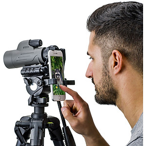 Ống nhòm chống nước kèm bộ chuyển đổi điện thoại thông minh Carson MonoPix MP-842IS - Hàng Chính Hãng