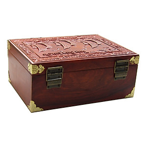 Hộp Đựng Trang Sức-Dấu Triện Giám Đốc  TOKDODO Gỗ Tự Nhiên Có Khoá Số