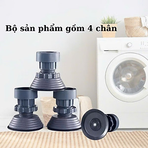 Bộ 4 Chân Chống Rung Kê Máy Giặt, Chân Kê Máy Giặt Tủ Lạnh Cao Cấp – Tiện Lợi, Dễ Dàng Vệ Sinh - HÀNG CHÍNH HÃNG MINIIN