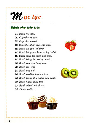 Sách Bánh Cho Tiệc Trà Và Điểm Tâm