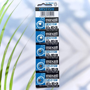 Pin Đồng Hồ Maxell Nhiều Kích cỡ Vỉ 5 viên