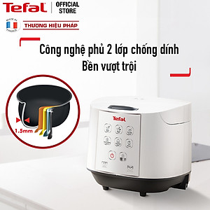 Nồi cơm điện tử Tefal- 1.8L - Thương hiệu Pháp - RK733168 - Hàng chính hãng