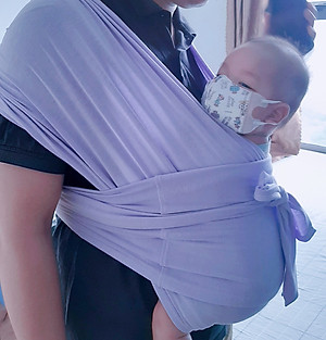 [Cao Cấp] Địu Vải Em Bé Sling Baby Sling Flex/Flex Plus Dễ Địu Êm Vai An Toàn Cho Bé 0–24 Tháng