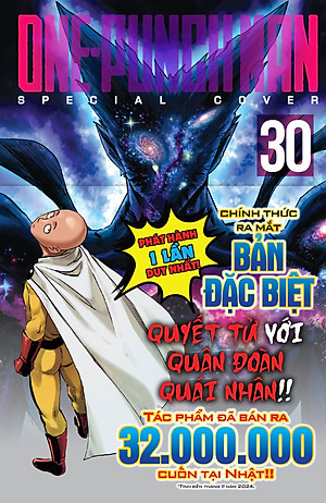 One-Punch Man - Tập 30: Chướng Ngại Lớn Nhất (Bản Đặc Biệt) [Tặng Kèm Bìa Áo PVC + Standee Acrylic]
