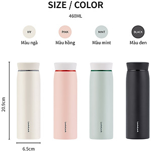 Bình giữ nhiệt LocknLock Feather Light Ring 460ml