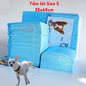 Tã lót cho chó mèo đi vệ sinh vào khay, chuồng bằng giấy siêu thấm hút 50, 100 tấm miếng