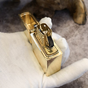 Vỏ Hộp Quẹt Bật Lửa Xăng Bấc Đá Đồng Nguyên Khối Zorro Z915 Cao Cấp Sang Trọng