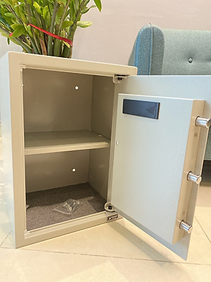 Két sắt điện tử Treny 50EA-DS 17kg có khe phía trước - 3 răng - màu kem