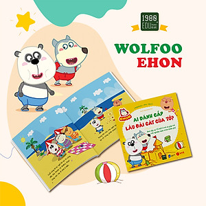 Sách Wolfoo Ehon - Ai Đánh Cắp Lâu Đài Cát Của Tớ