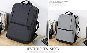 Ba lô du lịch thể thao nam công suất lớn phong cách mới tích hợp sạc USB tiện dụng và công nghệ chống thấm nước (15,6")