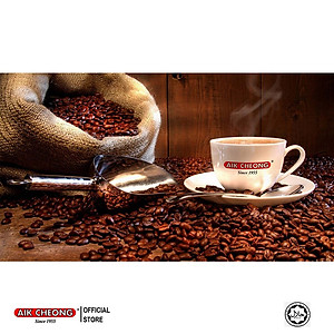 [Chính hãng]  Cà phê ít đường Aik Cheong White Coffee Less Sugar (12 gói x 38g) - Nhập khẩu từ Malaysia