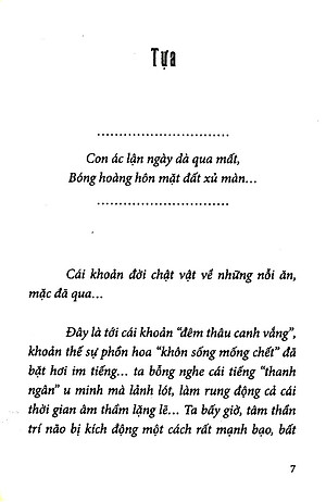 Sách Thanh Dạ Văn Chung (Tái Bản)