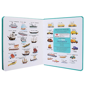 Sách Lift-The-Flap-Lật Mở Khám Phá - First 100 Trucks And Things That Go - 100 Từ Đầu Tiên Về Các Phương Tiện Giao Thông