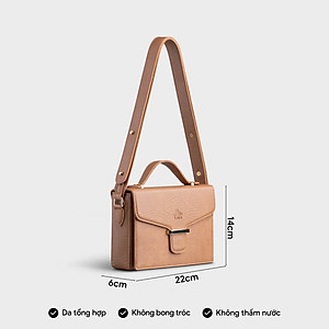Túi Lata ( Thời trang nữ đi chơi size 22 - Túi đeo chéo da HN109 )
