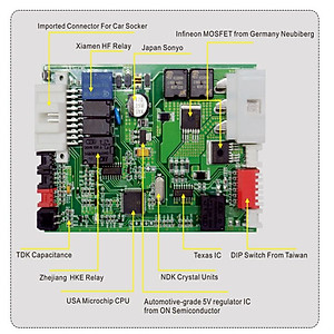 Bộ chìa khóa thông minh START-STOP điều khiển từ xa OVI dành cho ô tô Toyota, Honda, Hyundai, Nissan, Ford, Kia, Mazda, Mitsubishi, Chevrolet, VinFast