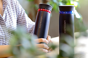 Bình Giữ Nhiệt Lock&Lock Feather Light LHC4131BKR (450ml)