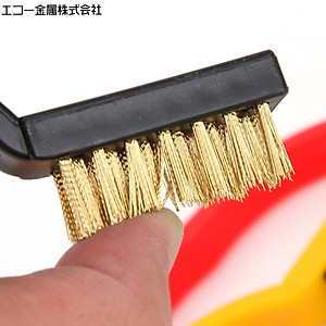 Combo 01 Chai tẩy gỉ sét các vật dụng kim loại 140gr + 01 Set 03 chiếc bàn chải sắt đánh bóng kim loại, chà rỉ sét Echo - Hàng nội địa Nhật Bản