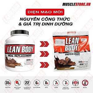 [Chính hãng] Labrada Lean Body, Sữa Thay Thế Bữa Ăn Tiện Lợi, Bổ Sung 35G Protein, Vitamin Khoáng Chất Thiết Yếu, Tăng Cơ Nạc, Đốt Mỡ