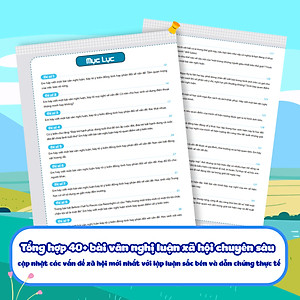 Sách Các Bài Văn Chuyên Sâu Nghị Luận Xã Hội Ngữ Văn Lớp 9