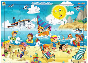 03 bộ tranh xếp hình 70 mảnh ghép khổ A3 – đồ chơi trí tuệ cho bé từ 3 tuổi – Combo 16