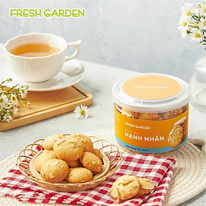Bánh Quy Hạnh Nhân Ăn Vặt FRESH GARDEN Thơm Ngon Cung Cấp Dưỡng Chất Tốt Cho Sức Khỏe Hộp 80g