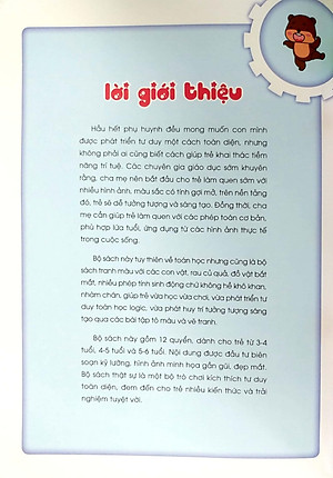 Sách Thiên Tài Toán Học (5-6 Tuổi) - Phát Triển Tư Duy Hình Học