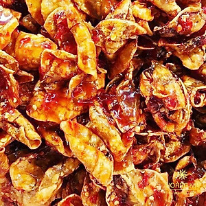 Mực rim sa tế đã chế biến ăn liền gói 1kg là món ăn ngon ơi là ngon của shop Đặc Sản Biển Phan Thiết NGỌC DŨNG. Hạn sử dụng 6 tháng kể từ ngày đặt hàng