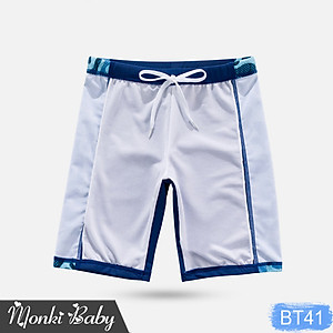Đồ bơi bé trai 2 mảnh, size vừa từ 14-30kg, mẫu thể thao khỏe khoắn, chất thun bơi co giãn đa chiều, chống nắng bảo vệ làn da trẻ | BT41