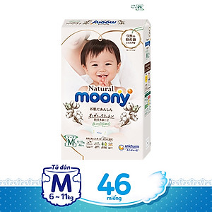 Tã dán cao cấp Moony Natural đủ size