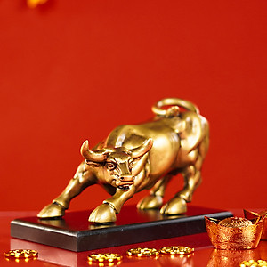 Cặp Bò Vàng Phố Wall Lộc Phát - Thịnh Vượng - Happy Live