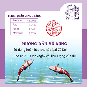 Thức ăn Cá KOI, Koi fish - Phát triển toàn diện, tiêu hóa tốt - hộp 950g