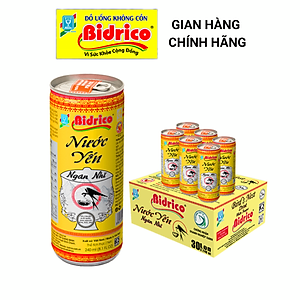 Nước Yến Ngân Nhĩ Bidrico ( Thùng 30 lon 240ml )