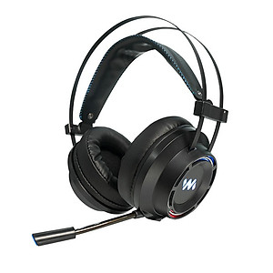 Tai nghe gaming Wangming WM9800 7.1 USB LED (Đen) - Hàng nhập khẩu