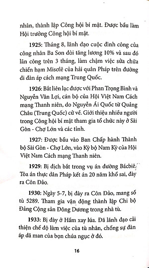 Sách Tôn Đức Thắng Với Phong Trào Công Nhân Sài Gòn Đầu Thế Kỷ XX Đến Năm 1930
