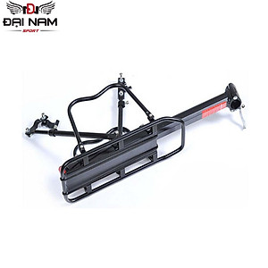 Gác Baga,Kệ Yên Sau Xe Đạp Khung Nhôm Chịu Tải 70kg Đại Nam Sport (Có Đèn Phát Quang)