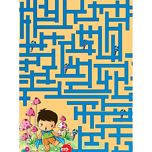 Trò Chơi Mê Cung - Phán Đoán Thông Minh (Sách Bản Quyền) (2-8 Tuổi)