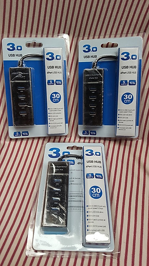 Hub chia 4 cổng USB, usb Hub tốc độ 3.0 - Hàng chính hãng