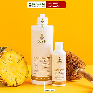 Nước tẩy bồn cầu, nhà tắm hữu cơ enzyme sinh học từỏ dứa Fuwa3e 500ml / 100ml