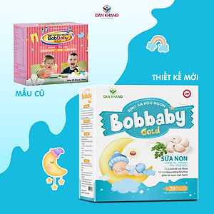 Siro ăn ngủ ngon cho bé BobBaby Dân Khang cải thiện chứng biếng ăn giúp bé ăn ngon ngủ sâu giấc hộp 20 ống x 10ml