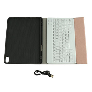 Keyboard case with integrated pen holder, detachable, wireless Bluetooth
